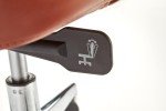 CALVANO dark brown / light brown office armchair