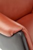 CALVANO dark brown / light brown office armchair