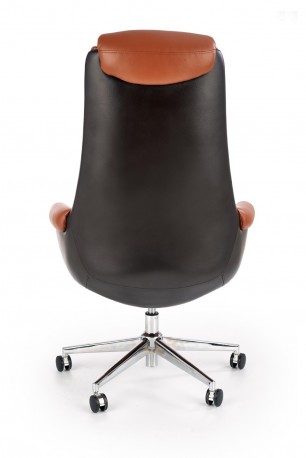 CALVANO dark brown / light brown office armchair