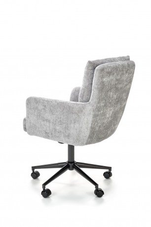 FLORES swivel armchair, light gray