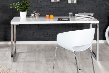 Schreibtisch White Desk weiss 160x60cm 2