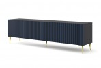 RIO - 200 CM - TVBÄNK SVART/HANTVERKSEK