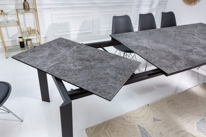 Extendable dining table X7 180-240cm marble look