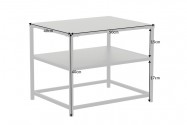 ALEXIS - 50 cm sidobord i svart