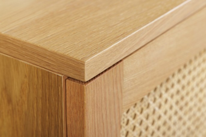 TV lowboard 160 cm Viennese mesh