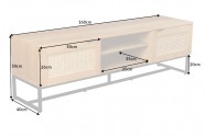 TV lowboard 160 cm Viennese mesh
