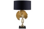 FIRENCE - 62 cm bordslampa i guld/svart