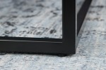 BRADLY - 90 cm soffbord i vitt marmorutseende