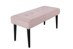 MIMI - 95 cm sittbänk i rosa sammet