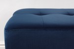 MIMI - 95 cm sittbänk i blå sammet