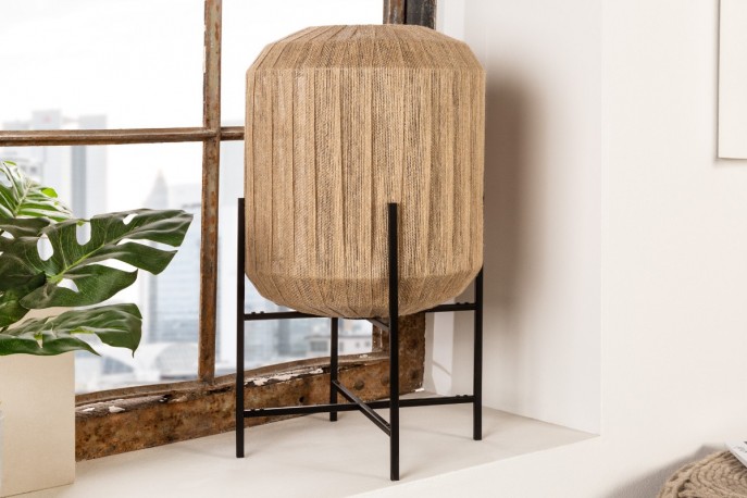 Table lamp Pure nature 28cm natural rattan