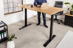 WILMER - 160 cm höjdjusterbart skrivbord i ekutseende
