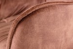 IZZA - 51 cm barstol i brun sammet
