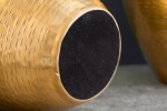 LOREEN - 31/27 cm vas set om 2 st. i guldig hammarfinish