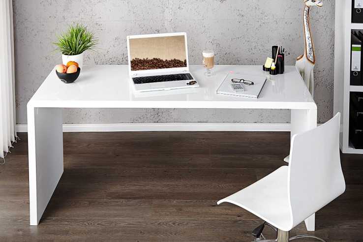 Schreibtisch Fast Trade 140cm weiss