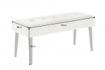 MIMI - 95 cm bänk i champagne-färgad sammet