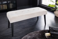 MIMI - 95 cm bänk i champagne-färgad sammet
