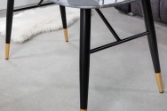 GLIMM - 110 cm soffbord i antracit/marmorutseende