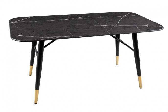 GLIMM - 110 cm soffbord i antracit/marmorutseende