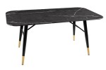 GLIMM - 110 cm soffbord i antracit/marmorutseende