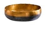 Decorative bowl Orient 52cm gold with patina