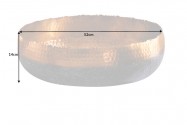 Decorative bowl Orient 52cm gold with patina