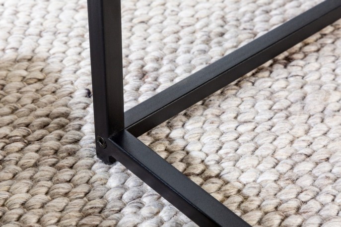 TREX - 50 cm/40 cm set med 2 st. soffbord i svart