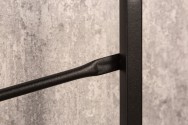 TESSA - 100 cm skrivbord i svart ask