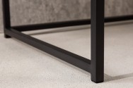 TESSA - 100 cm skrivbord i svart ask