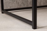TESSA - 100 cm skrivbord i svart ask