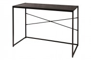 TESSA - 100 cm skrivbord i svart ask