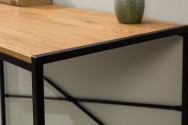 TESSA - 100 cm skrivbord i svart/vildek