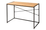 TESSA - 100 cm skrivbord i svart/vildek