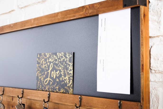 ELIN - 80 cm vägghylla i furu