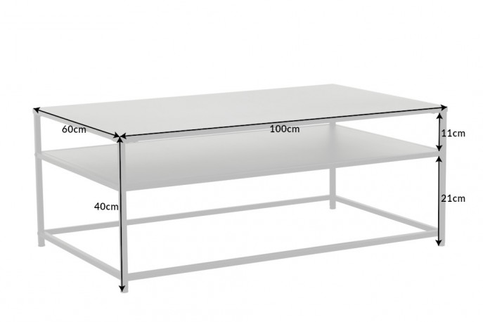 MAX - 100 cm soffbord i svart