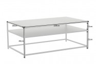 MAX - 100 cm soffbord i svart