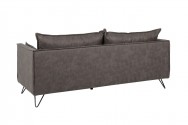 Sofa Rocco 3 seater gray retro hairpin feet