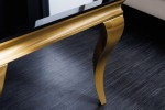 Coffee table modern baroque 100cm gold opal