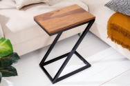 Side table Butler 30cm Sheesham black