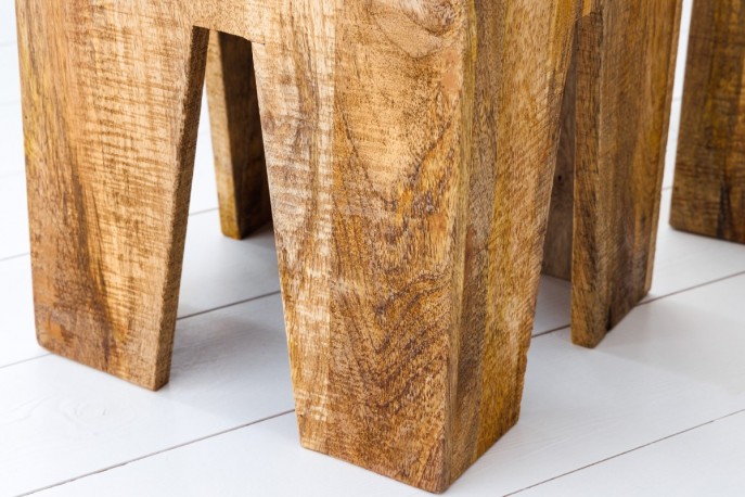 Side table Jungle set of 2 35cm Mango