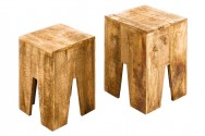 Side table Jungle set of 2 35cm Mango