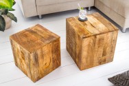 Side table Curacao set of 2 40cm Mango