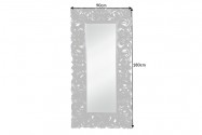 Wall mirror Venice 180cm matt black