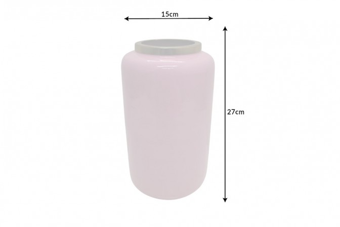 Vase Abstract 27cm pink 2