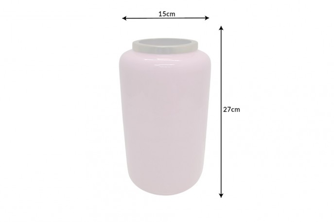 Vase Abstract 27cm pink