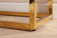 Console Elegance 80cm marble white gold