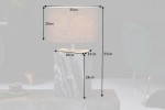 CORIA - 35 CM - SVART SKÄRM TILL BORDSLAMPa