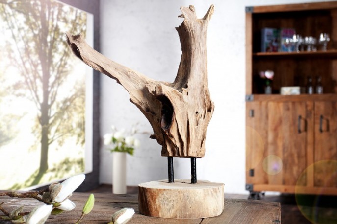 KORALL - 30-40cm SKULPTUR I TEAK