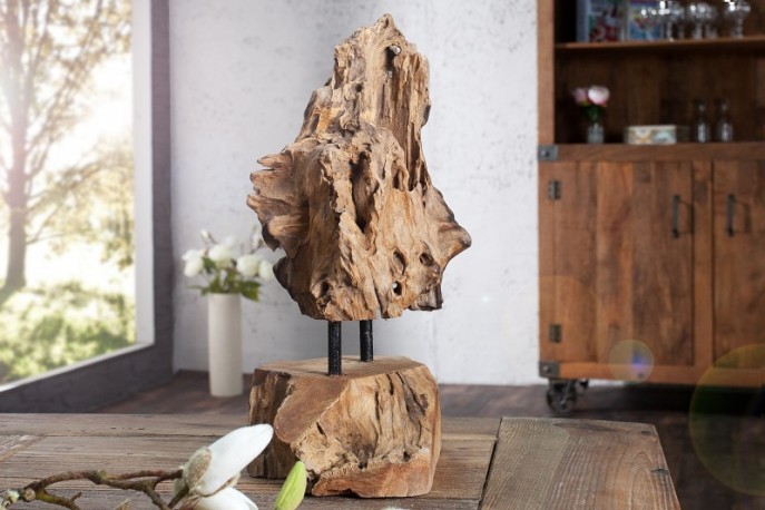 KORALL - 30-40cm SKULPTUR I TEAK