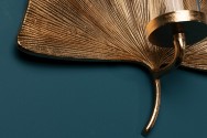 EMELIE - 43 x 34 cm väggljusstake i guld